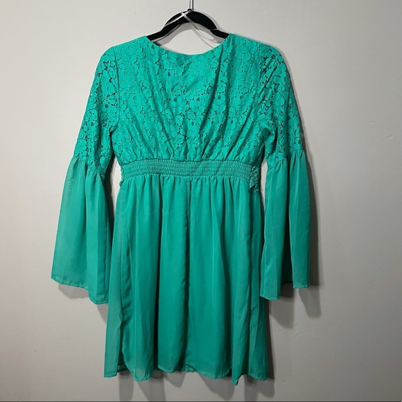 SM Princess Teal Dress AS U WISH - Picture 4 of 8